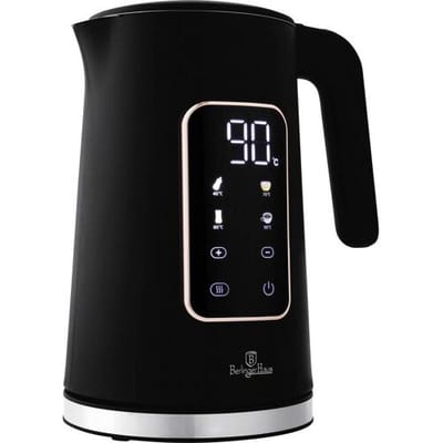 BerlingerHaus Waterkoker BPA-vrij, CoolTouch-behuizing, Oververhittingsbeveiliging, Digitale timer, Controlelampje Aantal/Volume: 1.7 l Zwart, Rose gold
