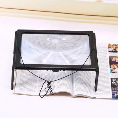 Opvouwbaar Vergrootglas voor Lezen van Volledige Pagina - Vergrootglas voor Thuis - Slechtziendheid - Vergrotingsopties