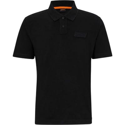 Boss Heren Regular Poloshirt (Zwart)
