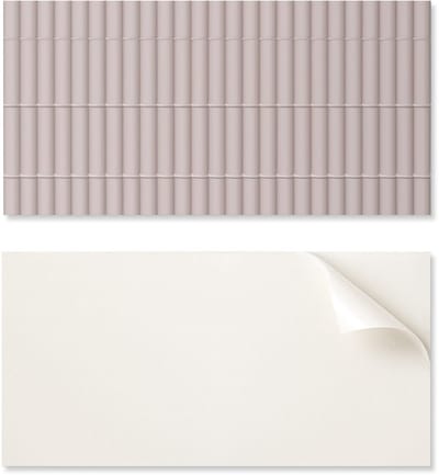 Zelfklevende vinyl wanddecoratie 100x50 cm met parallelle textuurstrepen