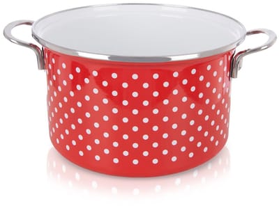Kookpan Geëmailleerde TECKA 22 cm, 4 l - Kookpot - Soeppan