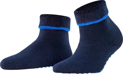 Esprit Cozy Noppen op de zool wol huissokken dames blauw - maat 39-42
