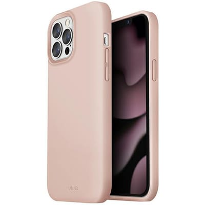 UNIQ Lino - Hoesje voor mobiele telefoon - iPhone 13 Pro Max - Blush Pink