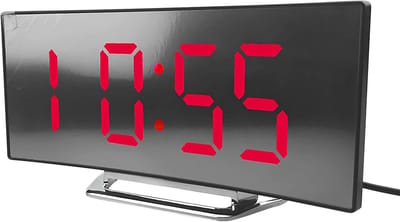 Wekker met LED Display - Digitale Klok Tafelklok - Stille Slaapkamer - Automatische Tijdinstelling