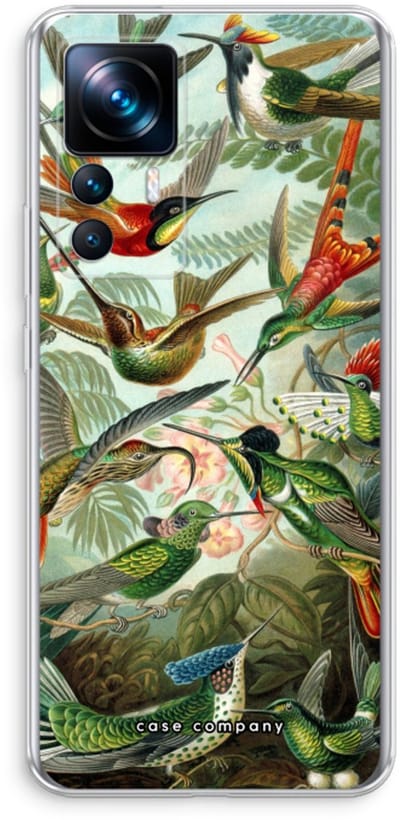 Case Company® - Hoesje geschikt voor Xiaomi 12T hoesje - Haeckel Trochilidae - Soft Cover Telefoonhoesje - Bescherming aan alle Kanten en Schermrand
