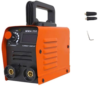 Soldeerboutset Mini Lasmachine - Elektrische Inverter - Metaal Verbinden - Verstelbare Stroom - 250A - Grijs