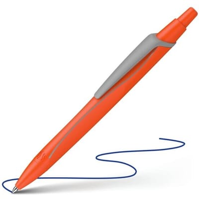 Schneider balpen Reco - neon oranje - schrijfkleur: blauw - S-131926