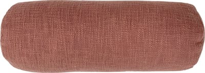 Tiseco Home Studio - Kussen (gevuld) COTTON SLUB - SET/2 - 100% katoen - Bolster - 15x45cm - Rust