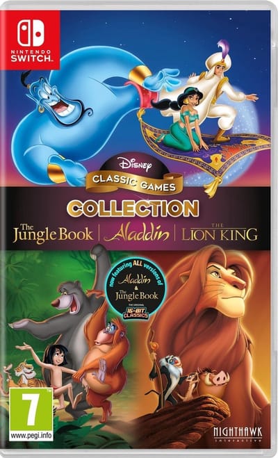 Disney Classic Games Collection: Aladdin, The Lion King en The Jungle Book - Nintendo Switch - Platformgame