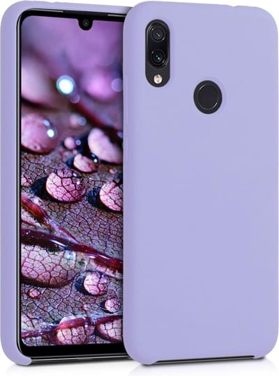 kwmobile telefoonhoesje geschikt voor Xiaomi Redmi Note 7 / Note 7 Pro - Hoesje met siliconen coating - Smartphone case in lavendel