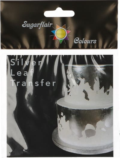 Sugarflair Eetbaar Bladzilver Vellen - Transfer