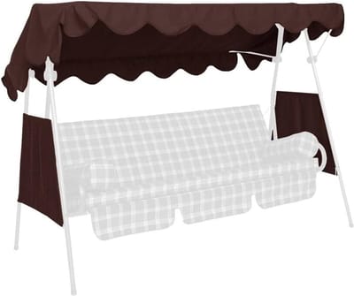 Schommelbank Dak - Luifelhoes - Bescherming Buiten - Made in Germany - 200 x 120 cm - Groen
