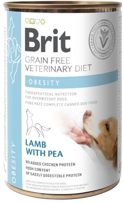 Brit Vet Diet Obesity Natvoer in Blik voor Honden 6x400g