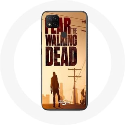 Hoesje - Maniacase - Xiaomi Redmi 9C - Flexibel - Wit - Fear The Walking Dead