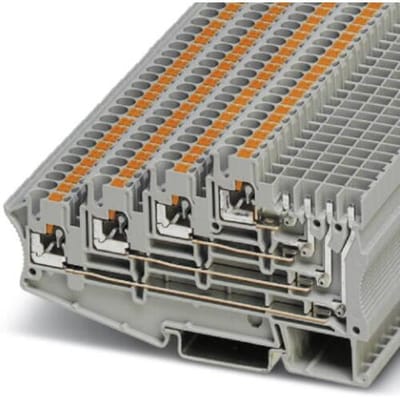 Phoenix Contact 3012300 Meeretageklem 5.2 mm Snelaansluiting Grijs 50 stuk(s)