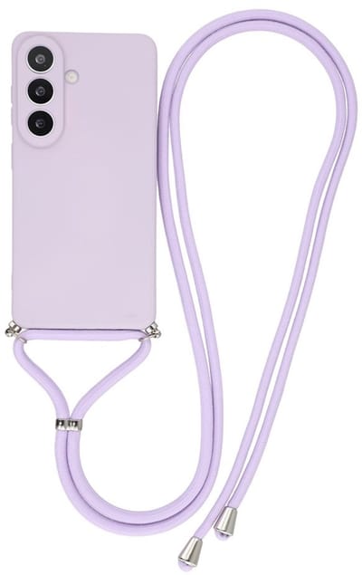 Coverup Hoesje - Geschikt voor Samsung Galaxy A37 Hoesje - Coverup Colour TPU Back Cover met Koord - Lavendel