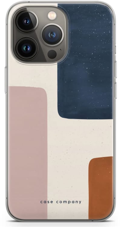 Case Company® - Hoesje geschikt voor iPhone 13 Pro hoesje - Geo #5 - Soft Cover Telefoonhoesje - Bescherming aan alle Kanten en Schermrand