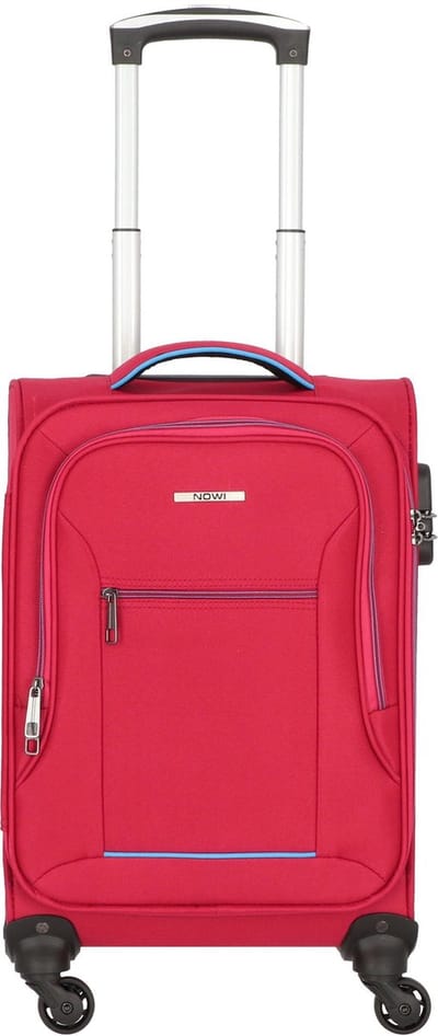 NOWI Sevilla 4 wielen Cabinewagen 55 cm - Zachte bagage - Combinatieslot - bord-blau