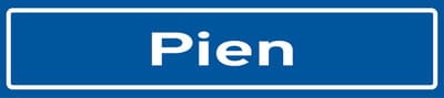 Fotofabriek Straatnaambord Pien | Straatnaambord met naam | Cadeau Pien