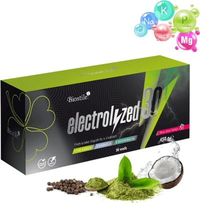 Biostile – Electrolyzed30 – Elektrolyten, Hydratatie en Snel Herstel – Met Vitaminen - Mineralen – 30 Zakjes - 450 g