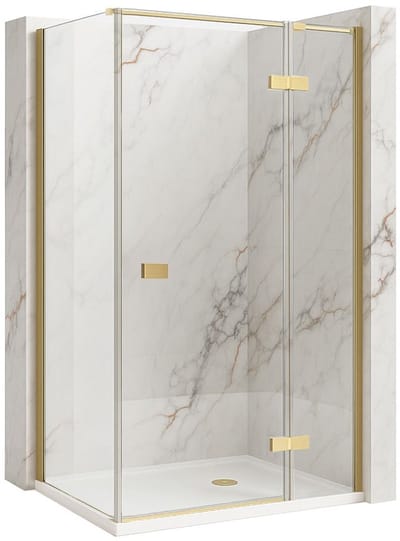 Rea Atlas 80X80 Right - Douchecabine - Gouden Schotse - 80X80X200Cm