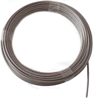 Draadkabel 4 mm 20 meter roestvrij staal