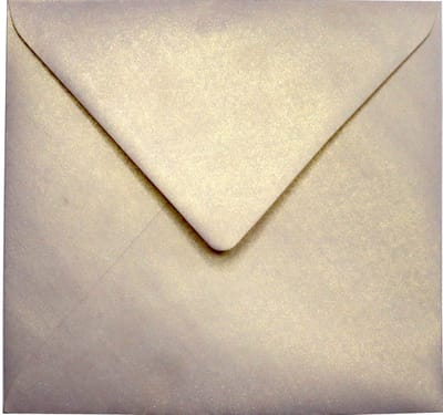 Metallic (parelmoer) roze enveloppen vierkant K4-153 - 153 x 153 mm - 25 stuks - NK natgelijmde - 120 gram - Aster Metallic - Netuno