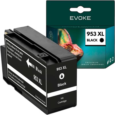Evoke Compatibele Inkt voor Hp 953XL Hp953 L0S70Ae Zwart 50 ml 2350 Pagina's Officejet Pro 7700 7720 7730 7740 8200 8210 8216 8218 8710 8715 8718 8719 8720 8725 8730 8740
