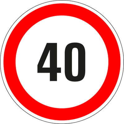 40 bord - kunststof 150 mm