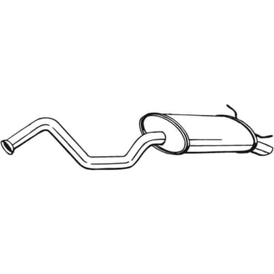 Geluiddemper achter BOSAL 278-769