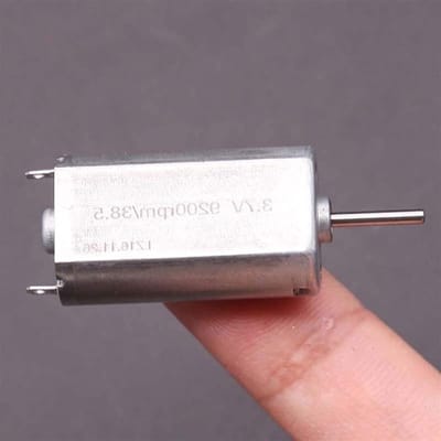 Mini Motor - Kleine Motor - Hobby Projecten - Hoge Snelheid - 11.7x15.3mm - Metaal