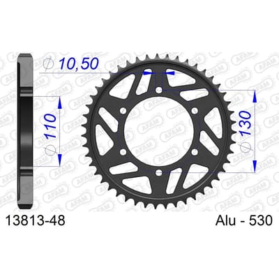 Tandwiel Afam 530 48 dents