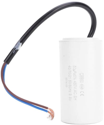 Cosensi - Motor Startcondensator - 450V 50uF - Zelfherstellend - Stabiele Prestaties - Geschikt voor Huishoudelijke Apparatuur - Eenvoudige Install