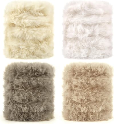 Langwerpige Pijpenreinigers van Chenille - 1m Lange Schoonmaakstokken in 4 Kleuren voor Creatieve DIY Projecten en Knutselwerkzaamheden - 4 Stuks