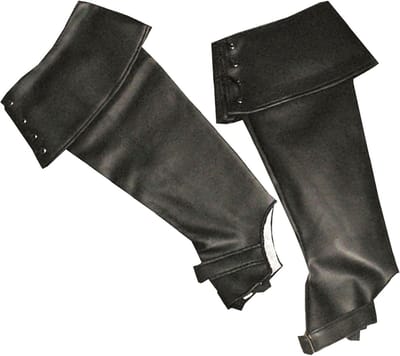 Funny Fashion - Kapitein & Matroos & Zeeman Kostuum - Laars Schoenhoezen Volwassenen - Zwart - One Size - Carnavalskleding - Verkleedkleding