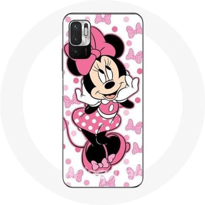 Coque - Minnie Mouse - Xiaomi Redmi Note 10 5G - Dessin animé mignon - Souple - Rose rose