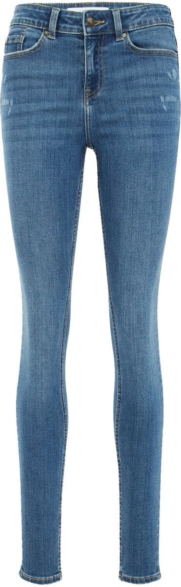 WE Fashion 5-pocket Mid Waist Dark Blue Taglia: W28L30 | Pantaloni skinny Outlet | Donna | Blu