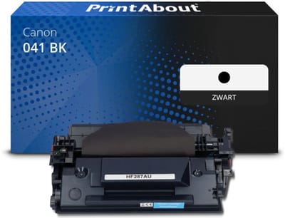 PrintAbout huismerk Toner 041 BK  Zwart Geschikt voor Canon