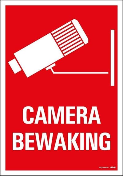 Pickup bord 23x33 cm Combinatie - Camerabewaking