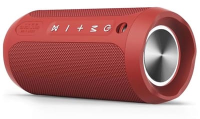 Draagbare Speaker - Draadloze Geluidsbox - Muziek Luisteren Buiten - IPX7 Waterdicht - 20 Uur Batterij - Rood