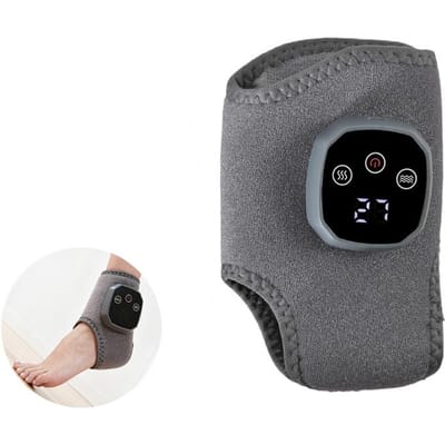 Masseur d'cheville électrique 4 modes Compression à chaud Vibration Support Bande de maintien pour la relaxation musculaire Attelle de pied