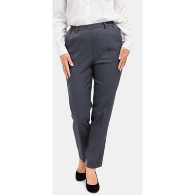 Onderhoudsvriendelijke broek - antraciet - Gr. 40 van Goldner Fashion