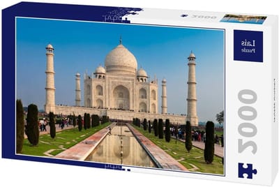 Legpuzzel Taj Mahal - Puzzel 2000 stukjes - Ontspannen Tijdverdrijf - Grote Afmetingen - 90 x 60 cm - Multi