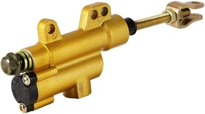 Store_9 - Motorfiets Achterste Staande Voet - Hoofdremcilinder Pump - Aluminium - Golden - Sportbike - Geschikt voor Dirt Bikes - Kleur: Goud