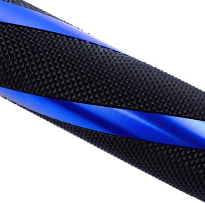 Stuurgrepen 22 mm Antislip Rubber-Aluminium 13,2 cm voor Motorfiets Scooter Quad Cruiser Offroad - Blauw