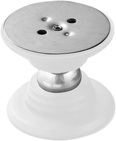 Magnetische deurhouder - Deurvanger siliconen - Deuren op hun plaats - Boorvrije installatie - Sterke magneet - Wit