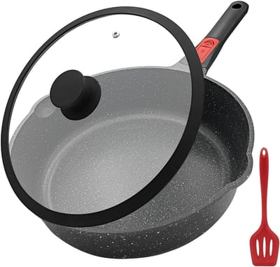 Wokpan met Deksel en Antiaanbaklaag – 28 cm, 4,3 L, Geschikt voor Alle Warmtebronnen