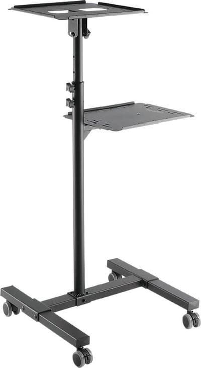 LogiLink Beamer- en laptopwagen Zwart (b x h x d) 50.2 x 145 x 45.5 cm BP0069 1 stuk(s)