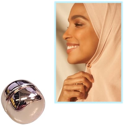 Hoofddoek Magneet - Magneetbroche - Magnetische Broche - Magneet Broche - Sjaal - Hijab - Abaya - 12mm - Rosé Goud