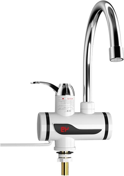 Directe Kraan - Keukenboiler Kraan - Snel Warm Water - Intelligent Temperatuur Display - 3 Seconden Verwarming - Lower Inlet